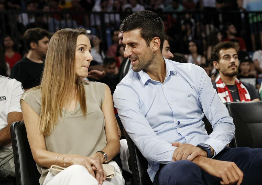&lt;p&gt;Novak Đoković i supruga Jelena&lt;/p&gt;