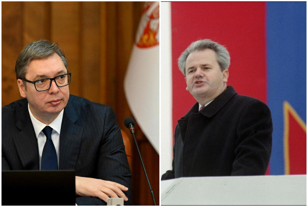 &lt;p&gt;Aleksandar Vučić i Slobodan Milošević&lt;/p&gt;