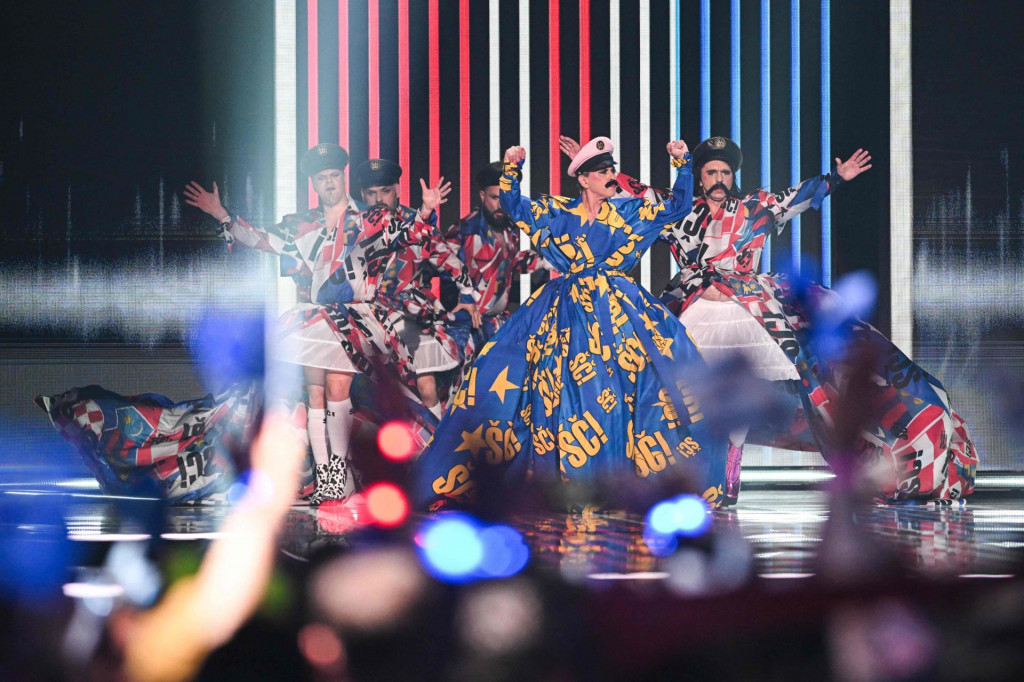 &lt;p&gt;Rock band Let 3 of Croatia appears on stage during the final of the Eurovision Song contest 2023 on May 13, 2023 at the M&amp;S Bank Arena in Liverpool, northern England. (Photo by Oli SCARFF/AFP)&lt;/p&gt;