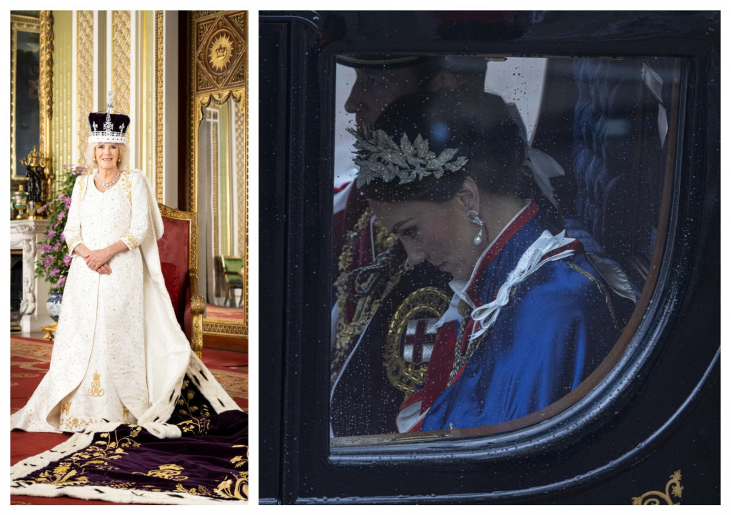 &lt;p&gt;Kraljica Camilla i princeza Kate&lt;/p&gt;