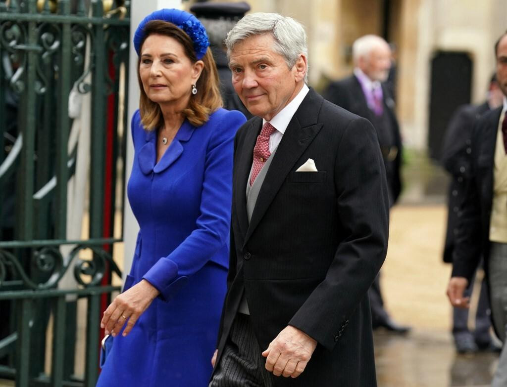 &lt;p&gt;Michael i Carole Middleton na krunidbi kralja Charlesa&lt;/p&gt;