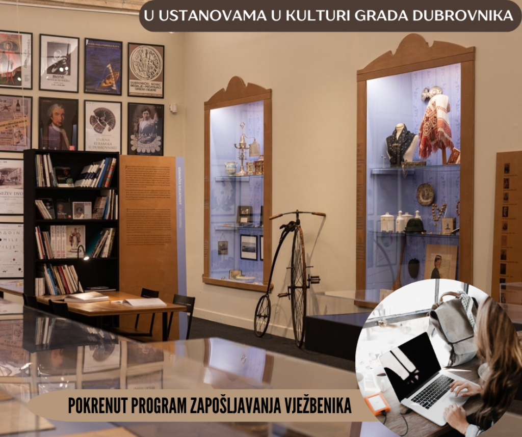 &lt;p&gt;Pokrenut program zapošljavanja vježbenika u ustanovama u kulturi Grada Dubrovnika&lt;/p&gt;