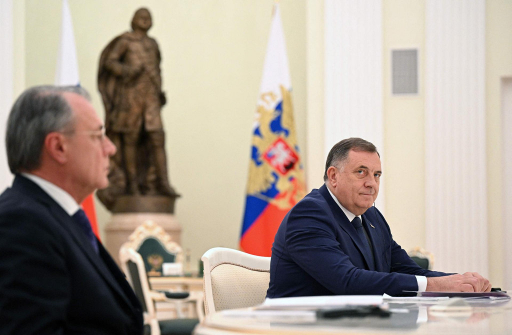 &lt;p&gt;Bosnian Serb leader Milorad Dodik attends a meeting with Russian President at the Kremlin in Moscow on May 23, 2023. (Photo by Alexey FILIPPOV/SPUTNIK/AFP)&lt;/p&gt;