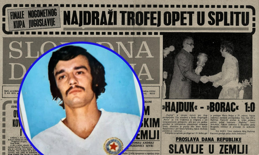 &lt;p&gt;Dubrovčanin Marin Kurtela je 1974. godine prvi put s Hajdukom osvojio Kup&lt;/p&gt;
