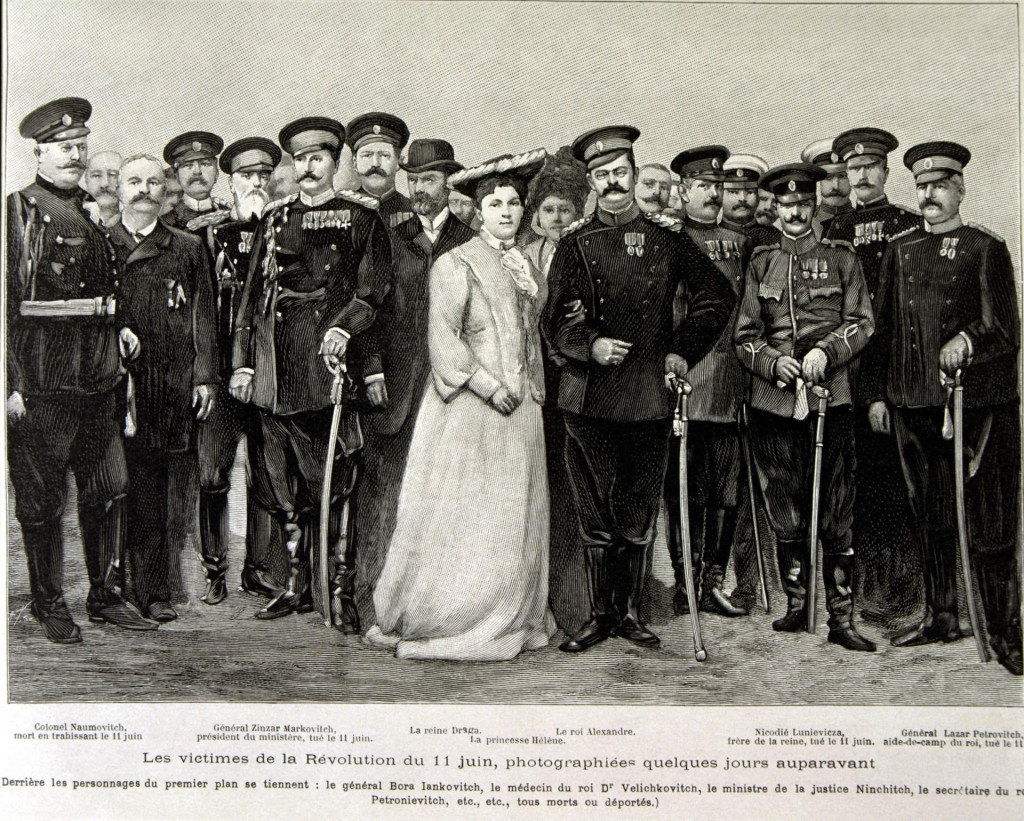 &lt;p&gt;Žrtve srpskog prevrata 11. lipnja 1903. - kralj Aleksandar I. Obrenović sa suprugom Dragom i dijelom njihove svite&lt;/p&gt;