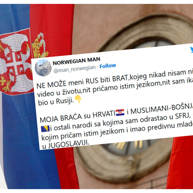 &lt;p&gt;Jedan Srbin na internetu je podijelio svoje sunarodnjake izjavom o Rusima, Hrvatima i Bošnjacima.&lt;/p&gt;