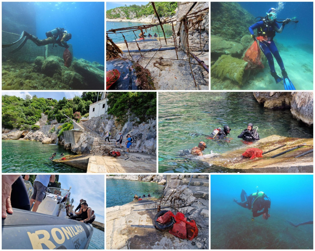 &lt;p&gt;Roniioci RK Dubrovniku u akciji čišćenja podmorja u trstenskoj uvali&lt;/p&gt;