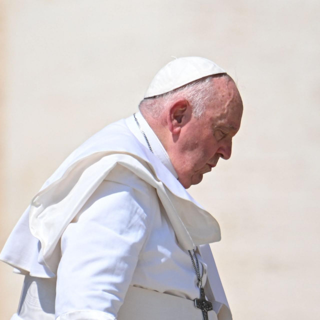 &lt;p&gt;Pope Francis leaves after his weekly general audience at St. Peter‘s square in the Vatican on May 31, 2023. (Photo by Alberto PIZZOLI/AFP)&lt;/p&gt;