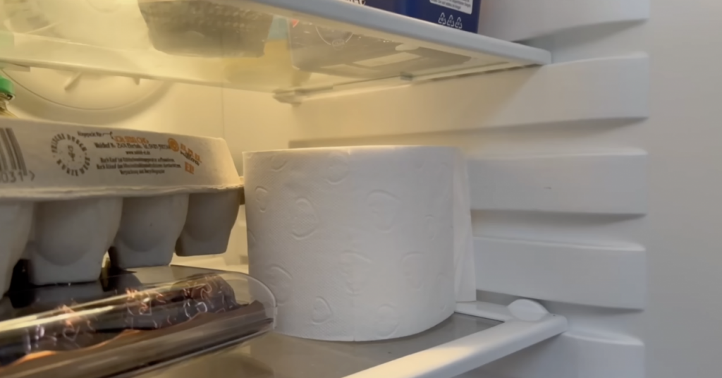 &lt;p&gt;Toalet papir u hladnjaku.&lt;/p&gt;