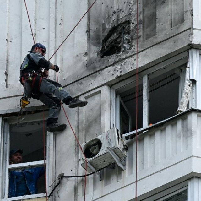 &lt;p&gt;Jedna od dronom napadnutih moskovskih zgrada&lt;/p&gt;