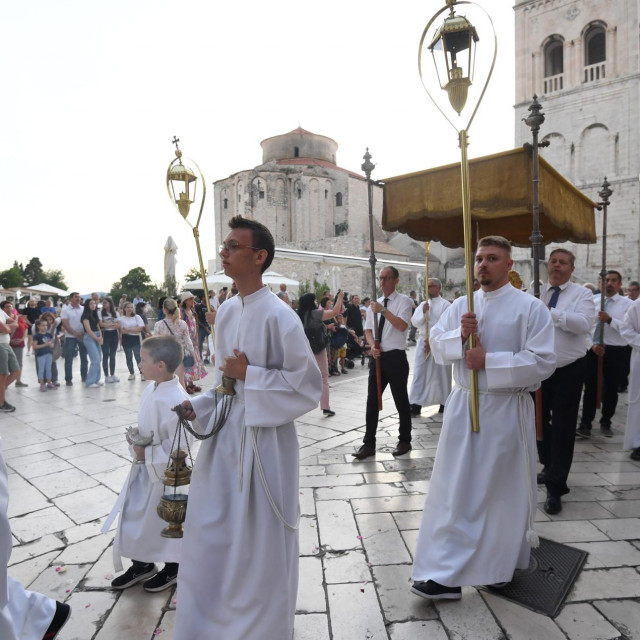 &lt;p&gt;Bagdana Tijelova, procesija od katedrale do crkve sv. Šime&lt;/p&gt;