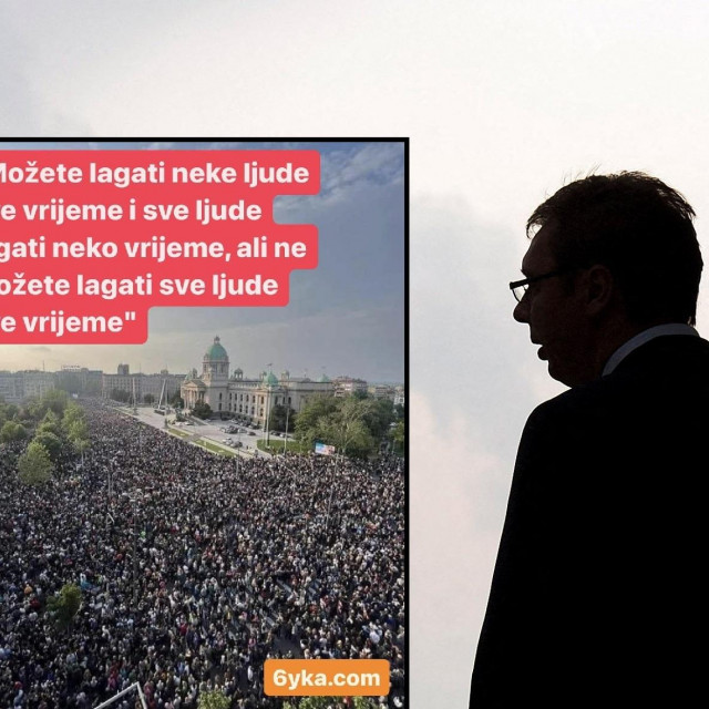 &lt;p&gt;Aleksandar Vučić krivca za prosvjede pronašao je u nacionalnoj televiziji&lt;/p&gt;