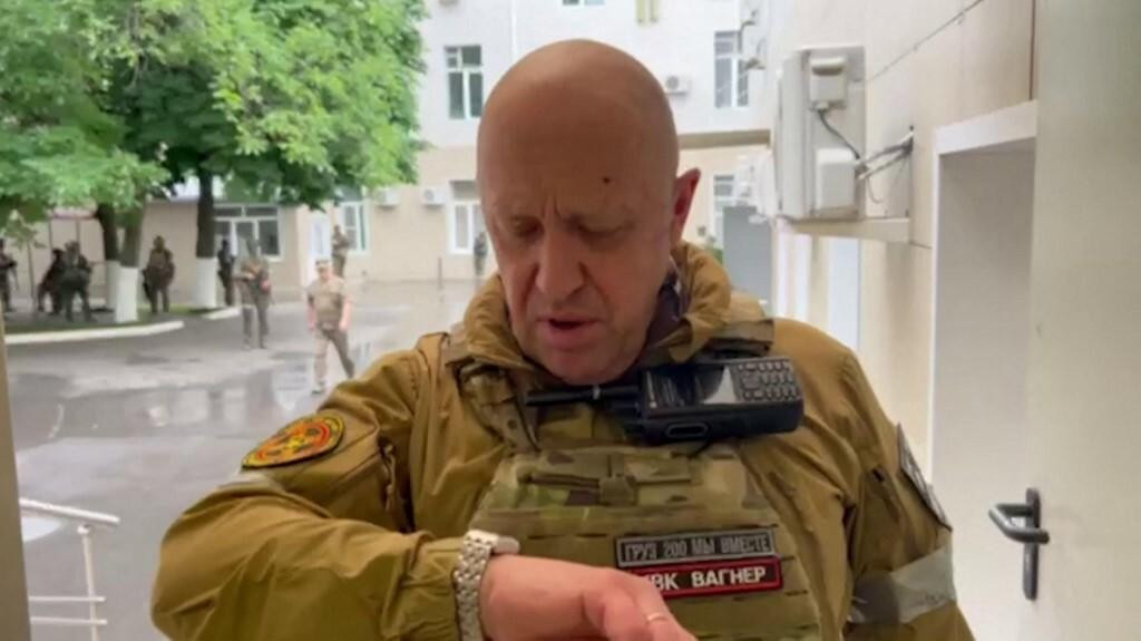 &lt;p&gt;This video grab taken from handout footage posted on June 24, 2023 on the Telegram account of the press service of Concord -- a company linked to the chief of Russian mercenary group Wagner, Yevgeny Prigozhin -- shows Yevgeny Prigozhin speaking inside the headquarters of the Russian southern military district in the city of Rostov-on-Don. Prigozhin announced on June 24 that he was inside the army HQ in southern Russia‘s Rostov-on-Don and that his fighters control the city‘s military sites, including an aerodrome, after vowing to bring down Moscow‘s top brass. (Photo by Handout/TELEGRAM/ @concordgroup_official/AFP)/RESTRICTED TO EDITORIAL USE - MANDATORY CREDIT ”AFP PHOTO/Telegram channel of Concord group” - NO MARKETING NO ADVERTISING CAMPAIGNS - DISTRIBUTED AS A SERVICE TO CLIENTS&lt;/p&gt;