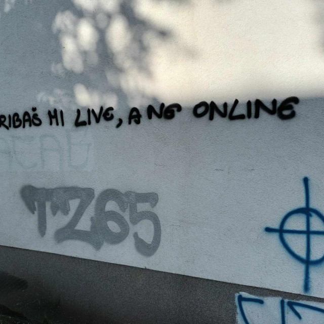 <p>Grafit u Ulici Stjepana Radića u Zadru</p>