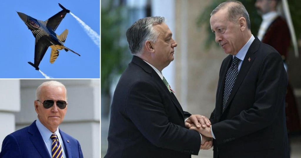&lt;p&gt;Turski F-16; Joe Biden; Viktor Orban i Recep Tayyip Erdogan&lt;br&gt;
 &lt;/p&gt;