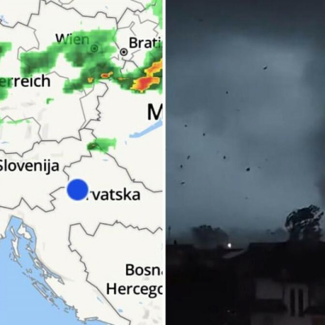 &lt;p&gt;Radarska slika u 13:50h, tornado u Milanu&lt;/p&gt;