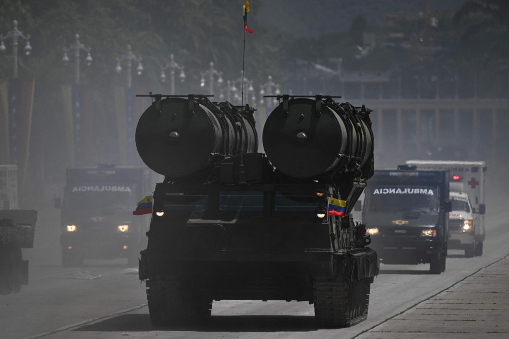&lt;p&gt;A Russian S-300 anti-aircraft missile system is seen during a rehearsal parade within the framework of the Independence Day celebrations at the Fort Tiuna in Caracas on July 3, 2023. (Photo by Federico PARRA/AFP)&lt;/p&gt;