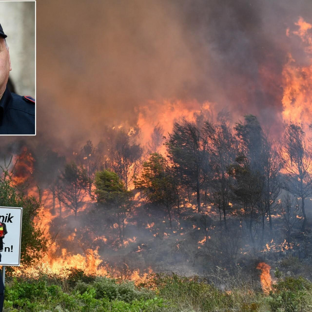 &lt;p&gt;Slavko Tucaković (u okviru gore liievo), glavni vatrogasni zapovjednik RH: ”Vatrogasci su na požar stigli za osam minuta”&lt;/p&gt;