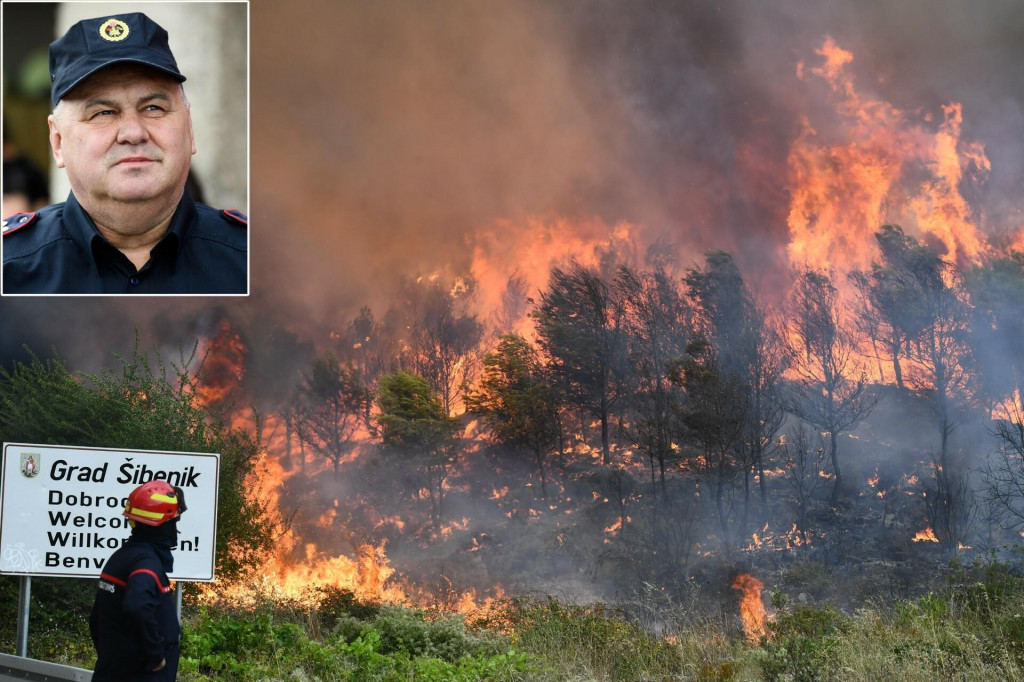 &lt;p&gt;Slavko Tucaković (u okviru gore liievo), glavni vatrogasni zapovjednik RH: ”Vatrogasci su na požar stigli za osam minuta”&lt;/p&gt;