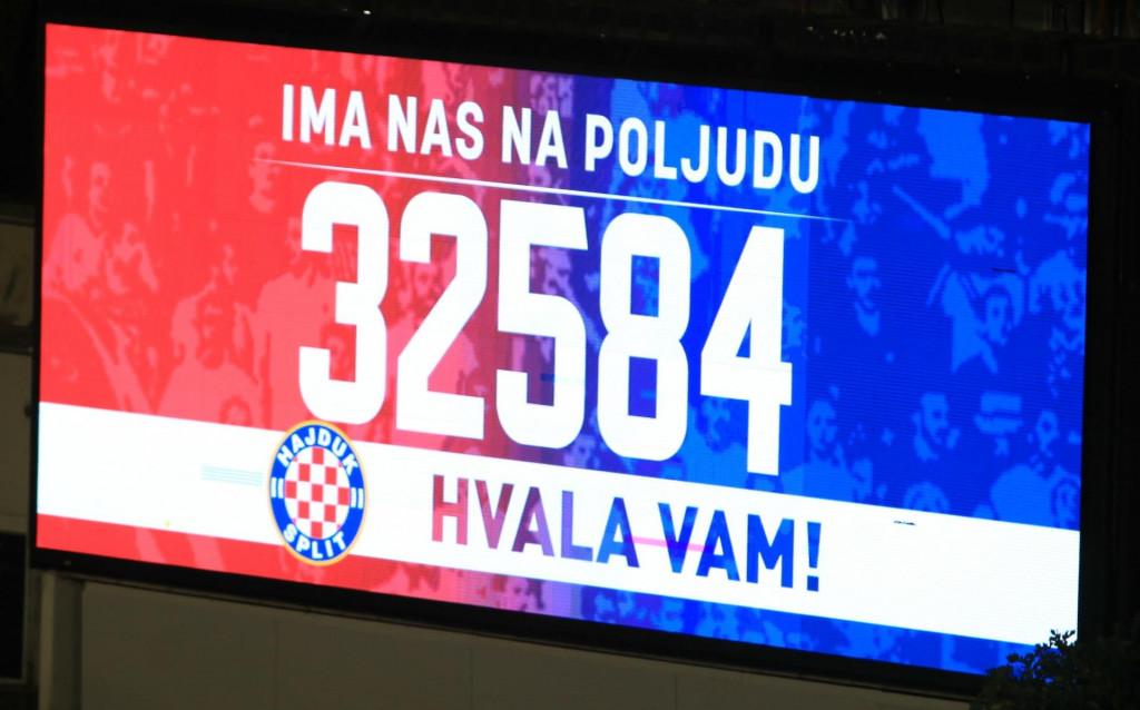 &lt;p&gt;Prva utakmica ove sezone (Hajduk - Rijeka 1:0), a Poljud pun&lt;/p&gt;