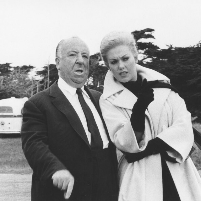 &lt;p&gt;Alfred Hitchcock i Kim Novak, glavna glumica u kutnom filmu ”Vrtoglavica”&lt;/p&gt;