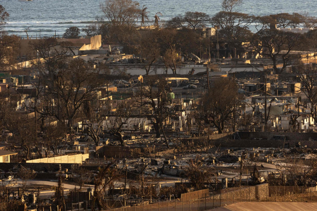 &lt;p&gt;TOPSHOT - Burned houses and buildings are pictured in the aftermath of a wildfire, is seen in Lahaina, western Maui, Hawaii on August 12, 2023. Hawaii‘s Attorney General, Anne Lopez, said August 11, she was opening a probe into the handling of devastating wildfires that killed at least 80 people in the state this week, as criticism grows of the official response. The announcement and increased death toll came as residents of Lahaina were allowed back into the town for the first time. (Photo by Yuki IWAMURA/AFP)&lt;/p&gt;