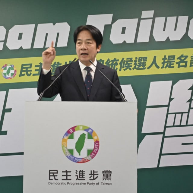 &lt;p&gt;Potpredsjednik Tajvana William Lai za govornicom&lt;/p&gt;