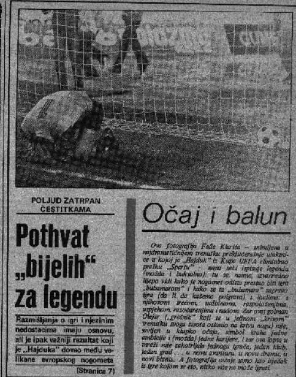 &lt;p&gt;Hajduk Sparta 1984&lt;/p&gt;