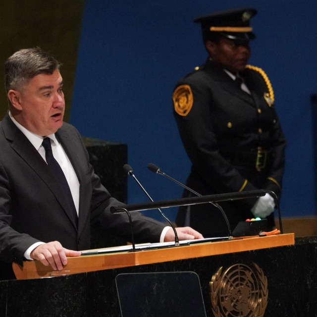 &lt;p&gt;Predsjednik Zoran Milanović na Generalnoj skupštini UN-a&lt;/p&gt;