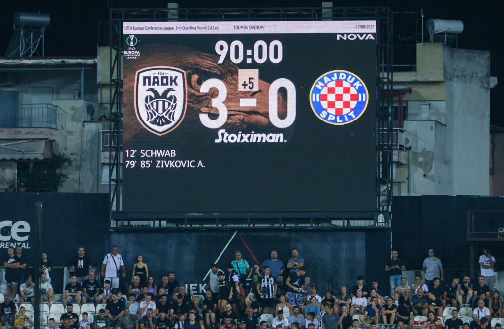 &lt;p&gt;Semafor na kraju susreta PAOK - Hajduk&lt;/p&gt;