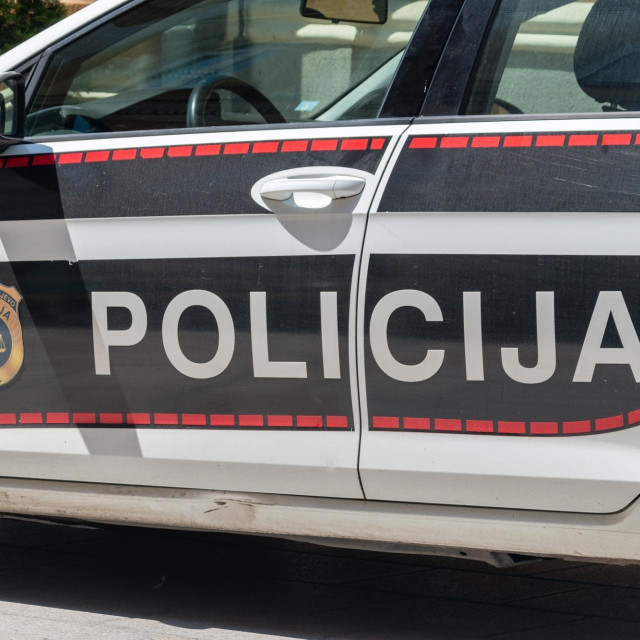 &lt;p&gt;Sarajevo, Bosnia and Herzegovina - June 3, 2022Policcija sign on Bosnian police car.&lt;/p&gt;