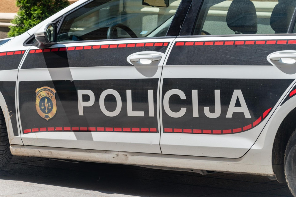&lt;p&gt;Sarajevo, Bosnia and Herzegovina - June 3, 2022Policcija sign on Bosnian police car.&lt;/p&gt;