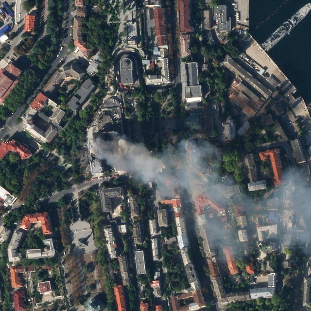 &lt;p&gt;Satelitska snimka Sevastopolja nakon napada Ukrajinaca projektilima&lt;/p&gt;