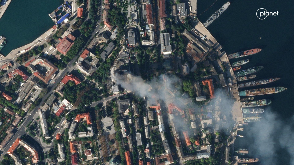 &lt;p&gt;Satelitska snimka Sevastopolja nakon napada Ukrajinaca projektilima&lt;/p&gt;