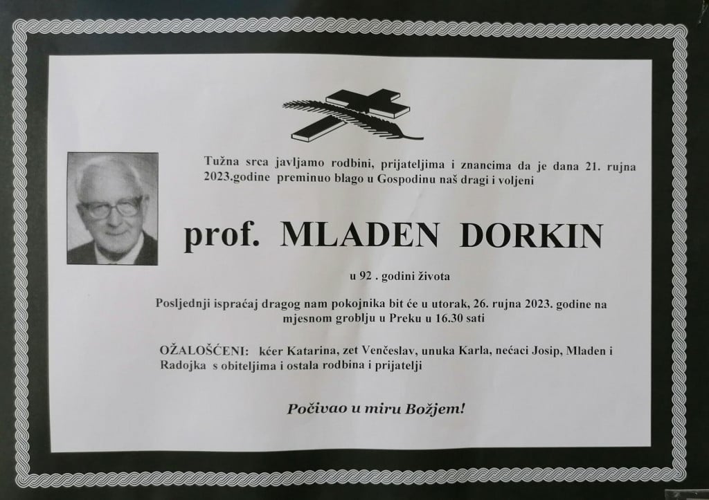 &lt;p&gt;Mladen Dorkin&lt;/p&gt;