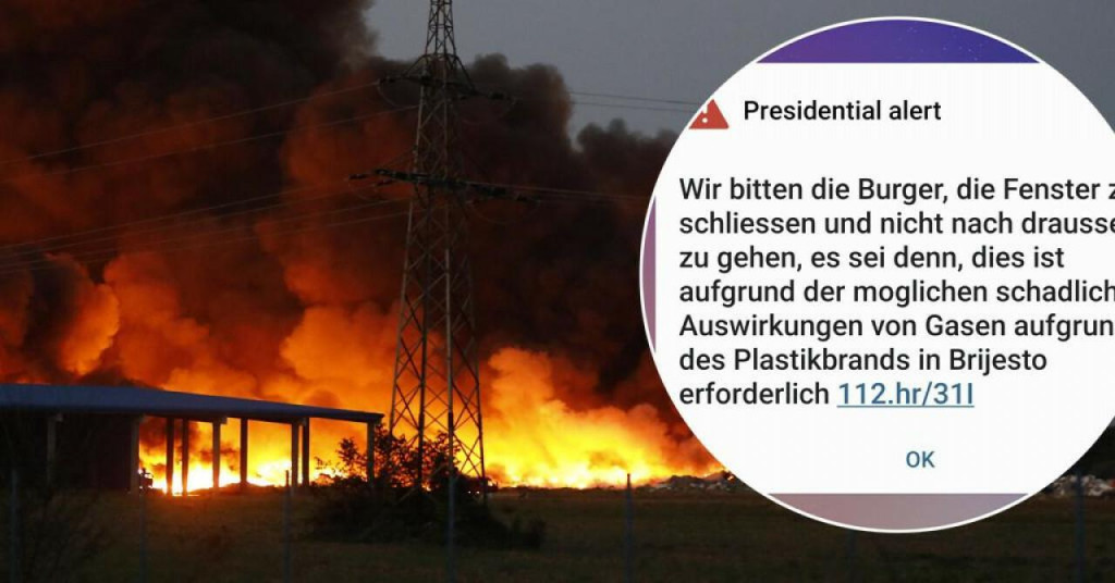 &lt;p&gt;Požar u Osijeku i SMS na njemačkom&lt;/p&gt;