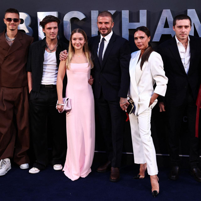 &lt;p&gt;David Beckham s cijelom obitelji na premijeri u Londonu&lt;/p&gt;
