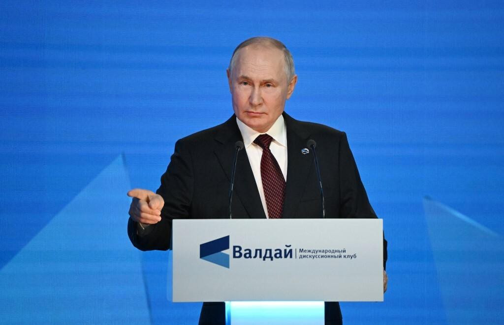 &lt;p&gt;Vladimir Putin govori jučer u Sočiju&lt;/p&gt;