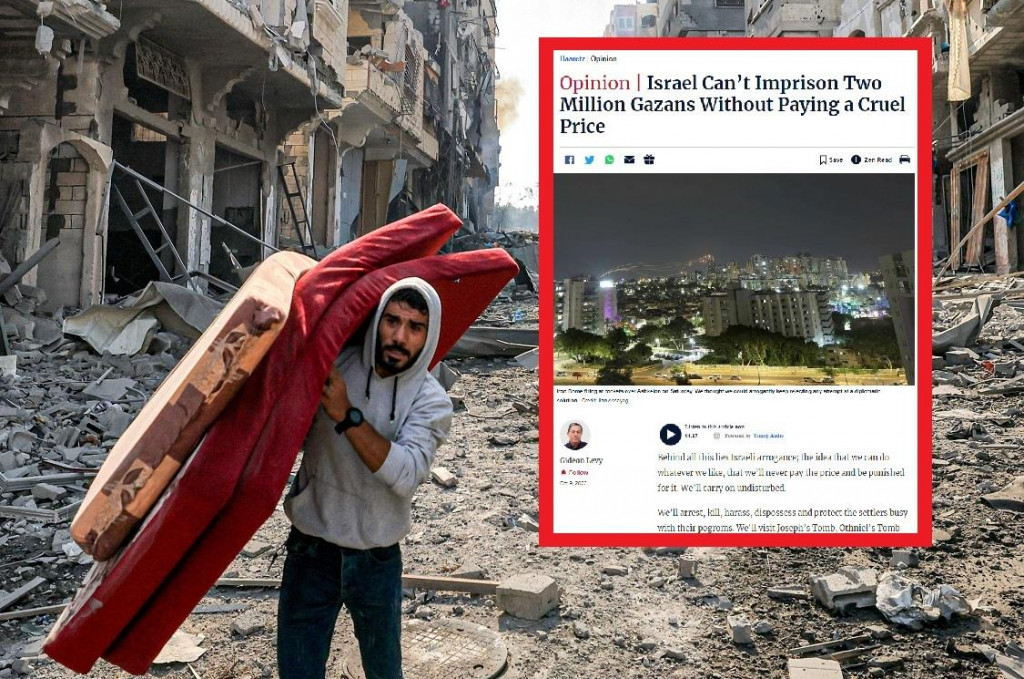 &lt;p&gt;Palestinac nosi madrace iz razrušene kuće&lt;/p&gt;