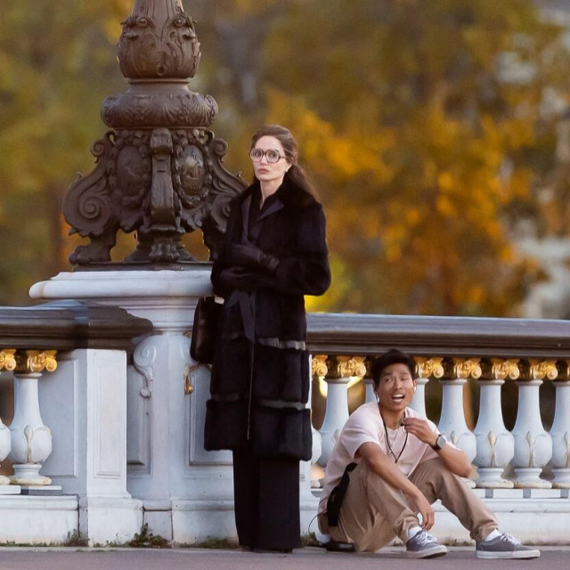 &lt;p&gt;Angelina Jolie i sin Pax na snimanju filma ”Maria” u Parizu ovoga tjedna&lt;/p&gt;