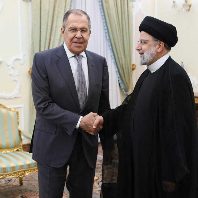 &lt;p&gt;Putinov ministar vanjskih poslova Sergej Lavrov i iranski predsjednik Ebrahim Raisi &lt;/p&gt;