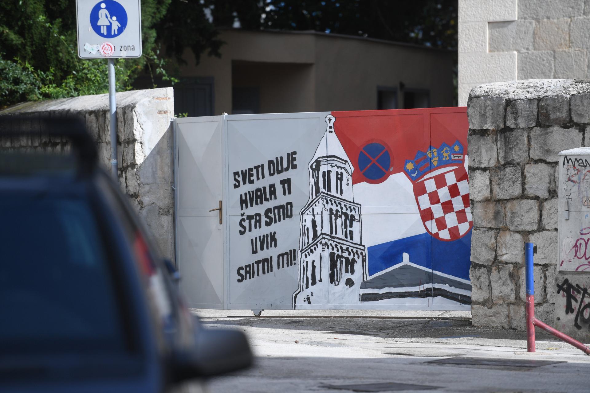 Hajduk Split Mural, Croatia