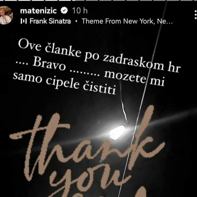 &lt;p&gt;Instagram objava Mate Nižića&lt;/p&gt;