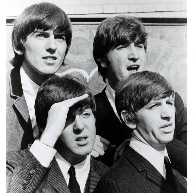 &lt;p&gt;George Harrison, John Lennon, Paul McCartney, Ringo Starr&lt;/p&gt;