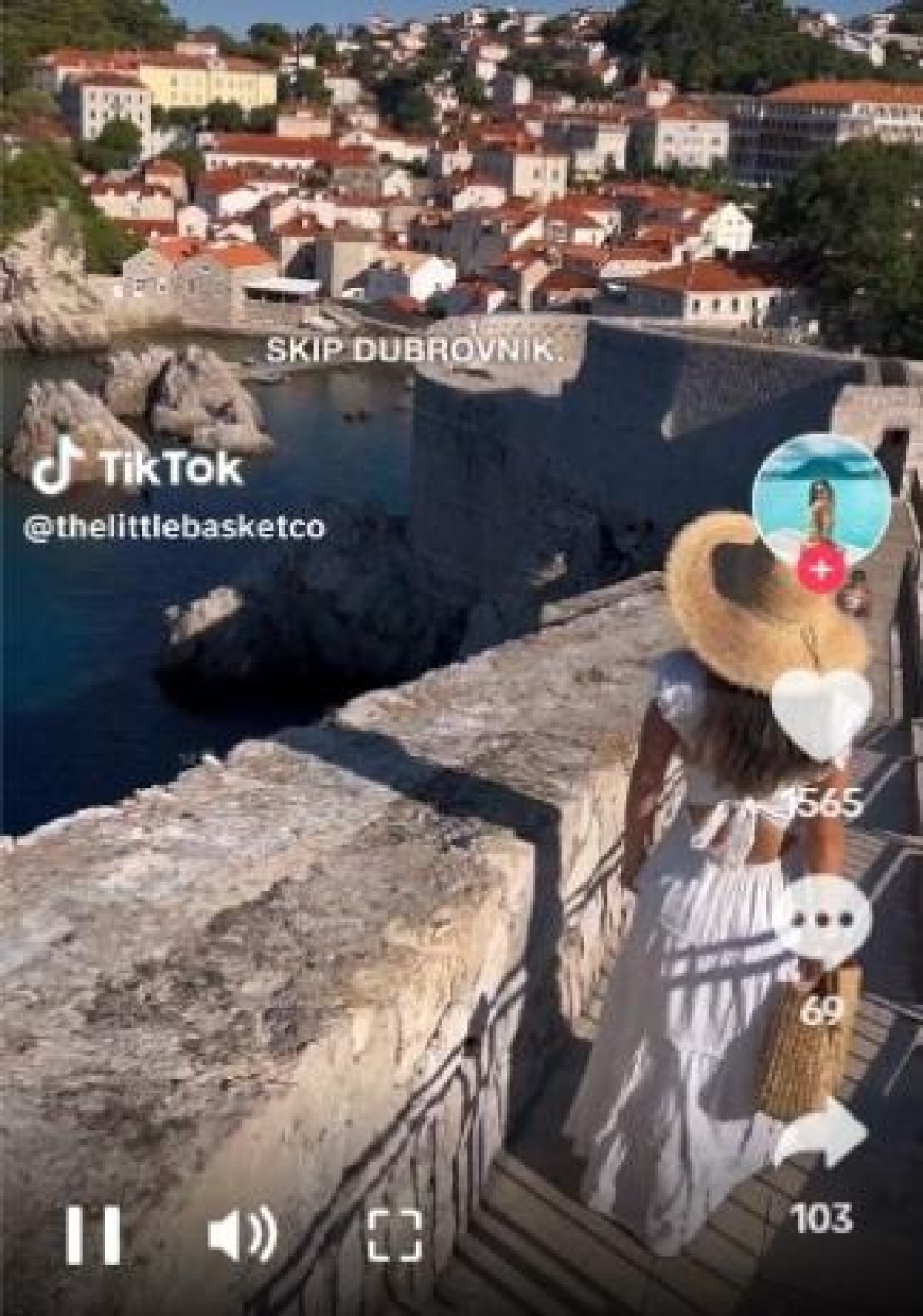 &lt;p&gt;Influencerica Erin Fang ne preporučuje odmor u Dubrovniku&lt;/p&gt;