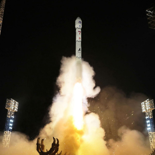 &lt;p&gt;TOPSHOT - This picture taken on November 21, 2023 and released from North Korea‘s official Korean Central News Agency (KCNA) on November 22, 2023 shows a rocket carrying the reconnaissance satellite ‘Malligyong-1‘ being launched from the Sohae Satellite Launch Site in North Phyongan province. North Korea said on November 22 it had succeeded in putting a military spy satellite in orbit after two previous failures, as the US led its allies in condemning the launch as a ”brazen violation” of UN sanctions. (Photo by KCNA VIA KNS/AFP)/South Korea OUT/REPUBLIC OF KOREA OUT&lt;br&gt;
---EDITORS NOTE--- RESTRICTED TO EDITORIAL USE - MANDATORY CREDIT ”AFP PHOTO/KCNA VIA KNS” - NO MARKETING NO ADVERTISING CAMPAIGNS - DISTRIBUTED AS A SERVICE TO CLIENTS/THIS PICTURE WAS MADE AVAILABLE BY A THIRD PARTY. AFP CAN NOT INDEPENDENTLY VERIFY THE AUTHENTICITY, LOCATION, DATE AND CONTENT OF THIS IMAGE ---/&lt;/p&gt;