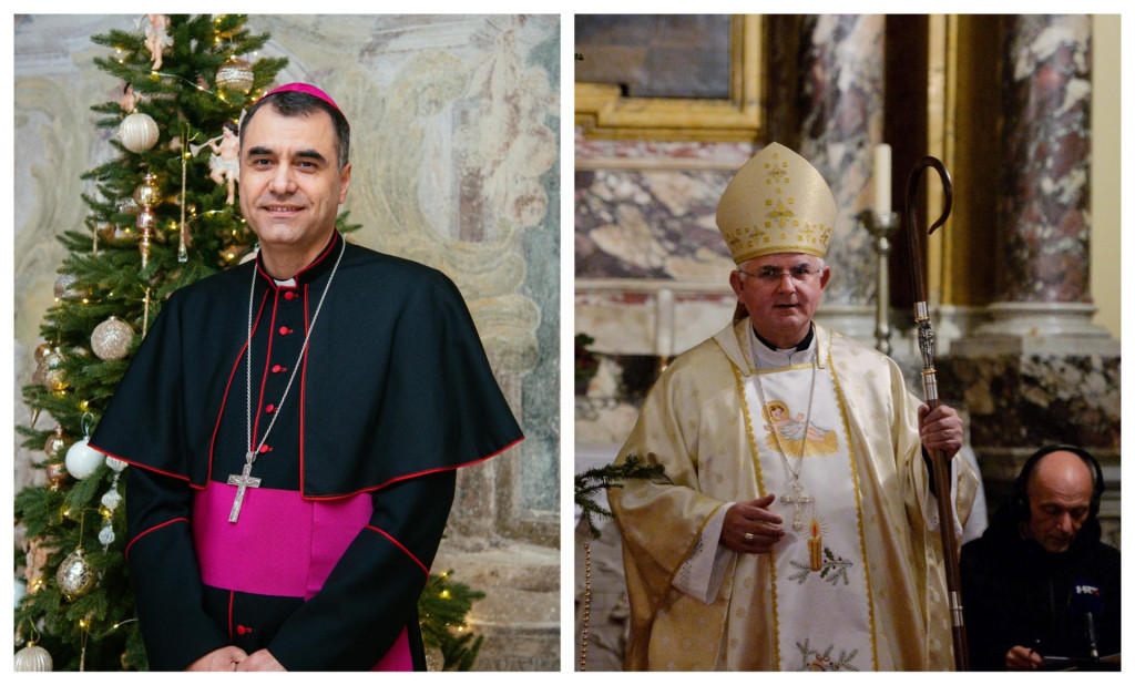 &lt;p&gt;Dubrovački biskup Roko Glasnović i riječki nadbiskup Mate Uzinić&lt;/p&gt;