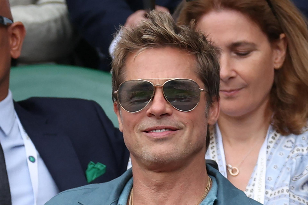 &lt;p&gt;Brad Pitt na Wimbledonu u srpnju&lt;/p&gt;