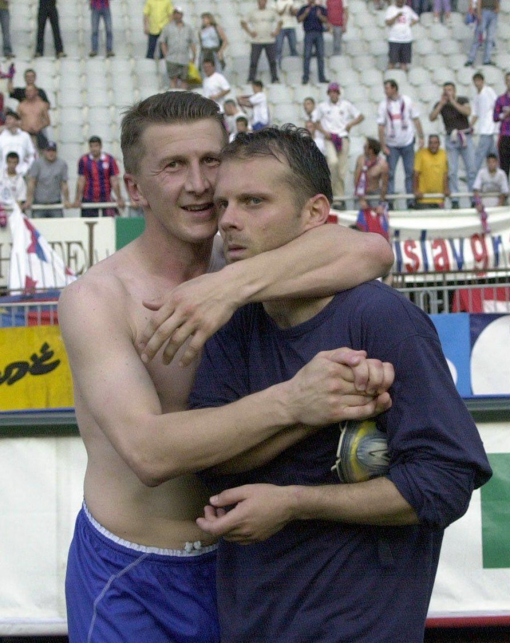 &lt;p&gt;Almir Turković i Dean Računica slave pobjedu nad Dinamom&lt;/p&gt;