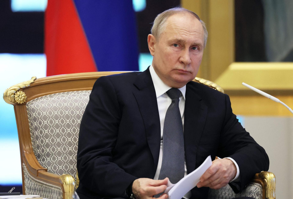 &lt;p&gt;This pool photograph distributed by Russian state agency Sputnik shows Russia‘s President Vladimir Putin attending a meeting with President of the United Arab Emirates in Abu Dhabi on December 6, 2023. (Photo by Sergei SAVOSTYANOV/POOL/AFP)&lt;/p&gt;